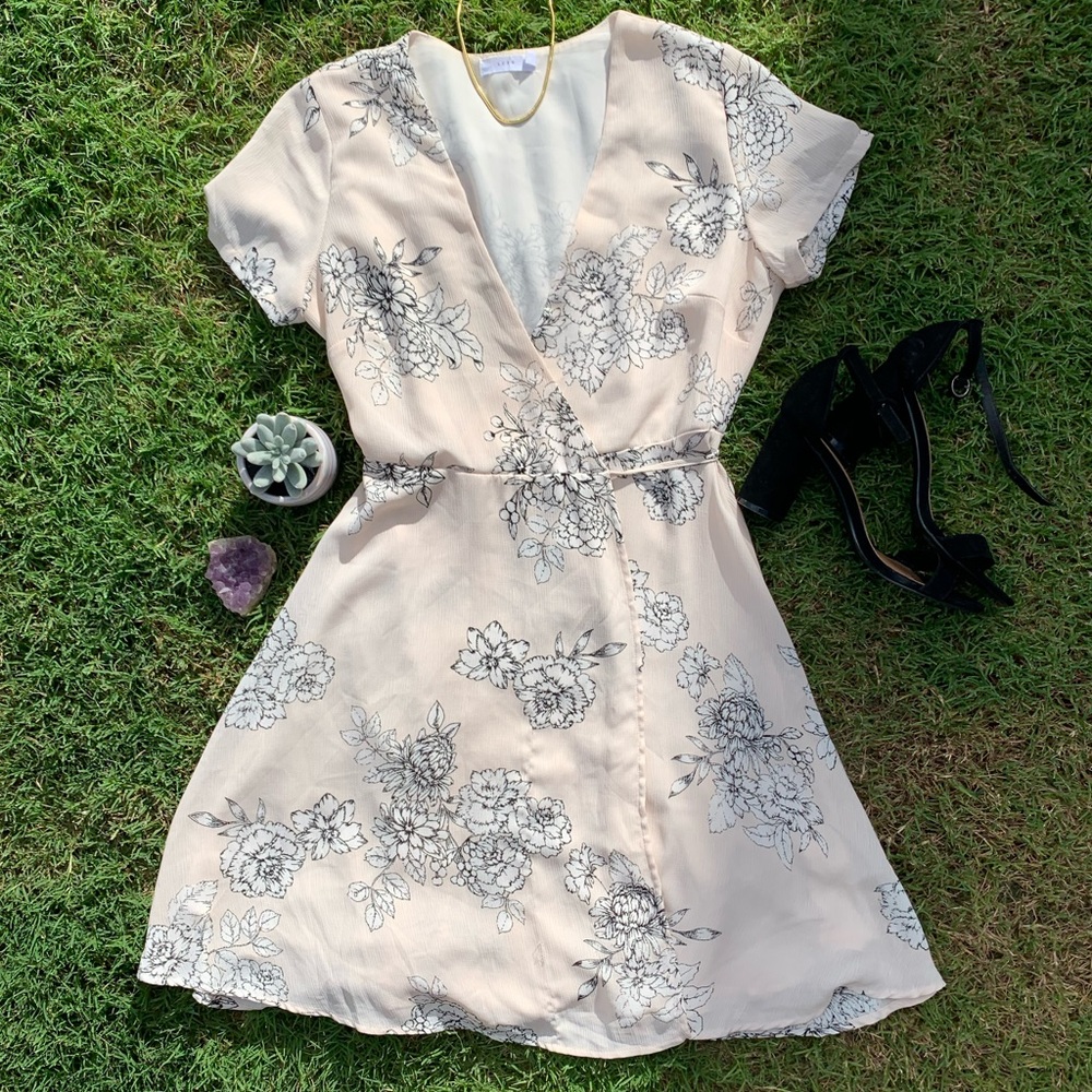 Nordstrom Pink Summer Wrap Dress